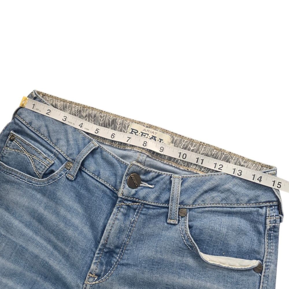 Ariat R.E.A.L. Perfect Rise Arrow Fit Penelope Boot Cut Jean Size 28S ☆ - Picture 5 of 10